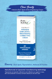 Pure science dark spot + brightening correction cream